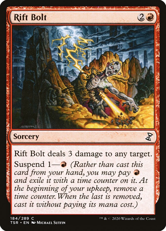 Rift Bolt (Time Spiral Remastered) Medium Play Foil