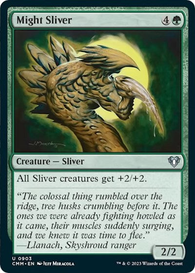Might Sliver (Commander Masters) Near Mint