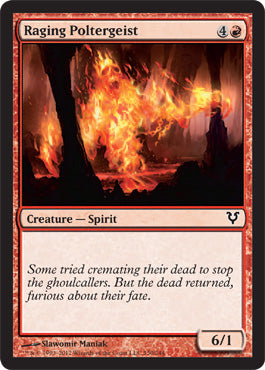 Raging Poltergeist (Avacyn Restored) Light Play