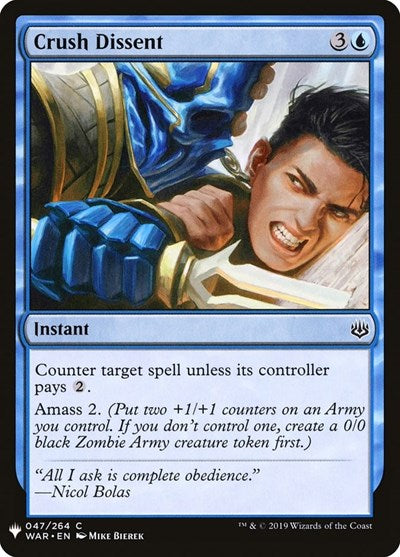 Crush Dissent|3|0|0.00