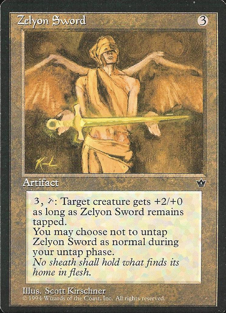 Zelyon Sword (Fallen Empires) Light Play