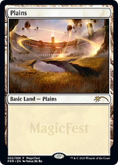 Plains (2020) (Promos: Magicfest Cards) Near Mint Foil
