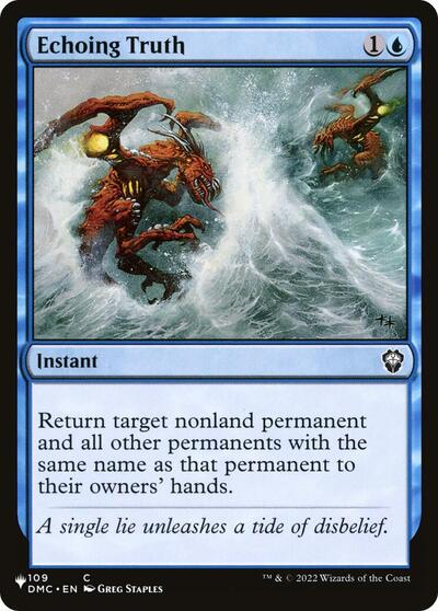 Echoing Truth (The List) Near Mint