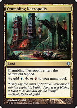 Crumbling Necropolis (Commander 2013 Edition) Light Play