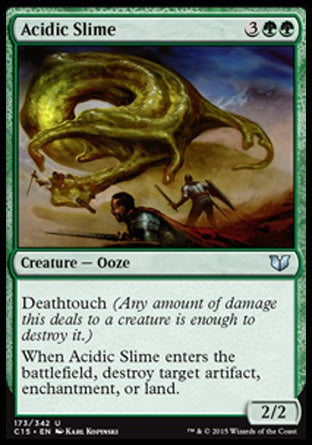 Acidic Slime (Commander 2015) Light Play