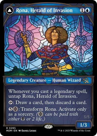 Rona, Herald of Invasion (Showcase) (March of the Machine) Near Mint Foil