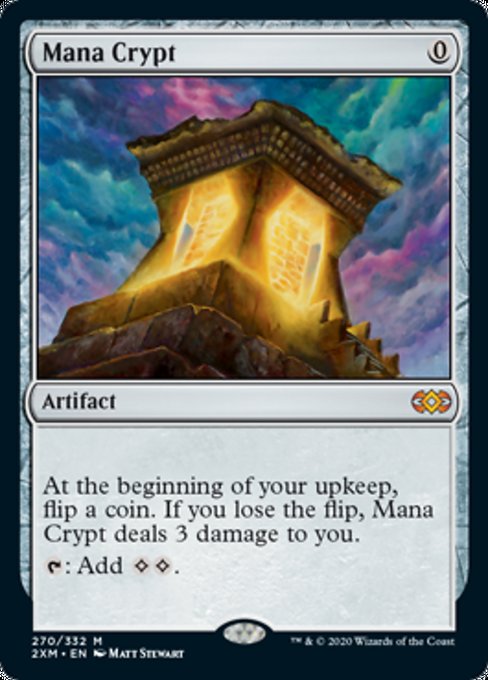 Mana Crypt (Double Masters) Light Play Foil