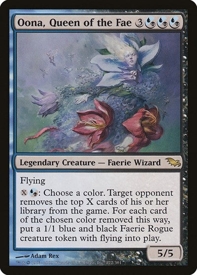 Oona, Queen of the Fae (Shadowmoor) Medium Play