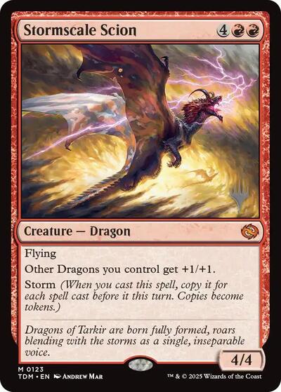 Stormscale Scion (Promo Pack: Tarkir: Dragonstorm) Near Mint