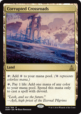 Corrupted Crossroads (Oath of the Gatewatch) Damaged / Poor
