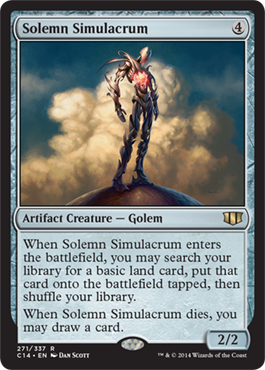 Solemn Simulacrum (Commander 2014 Edition) Light Play