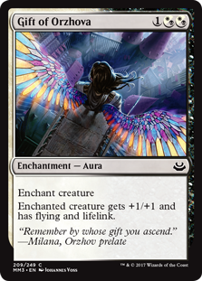 Gift of Orzhova (Modern Masters 2017) Medium Play Foil