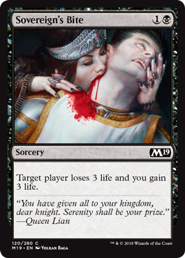 Sovereign's Bite (Magic 2019 Core Set) Near Mint Foil