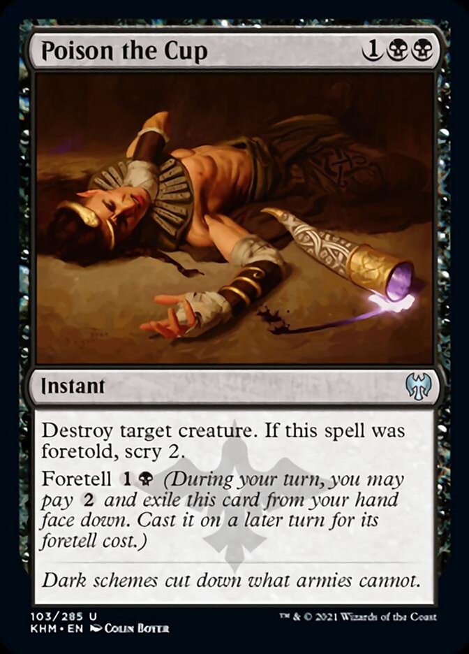 Poison the Cup (Kaldheim) Light Play Foil