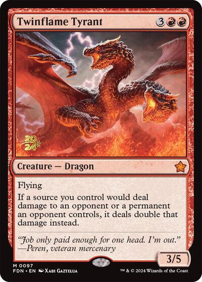 Twinflame Tyrant (Promos: Prerelease Cards) Near Mint Foil