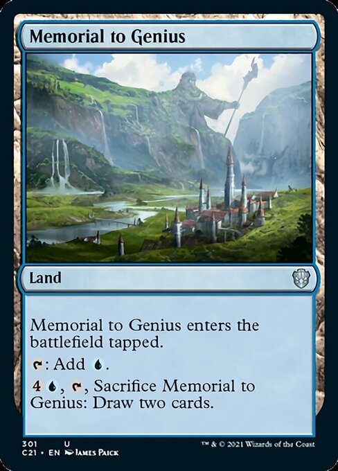 Memorial to Genius (Commander 2021 Strixhaven) Light Play