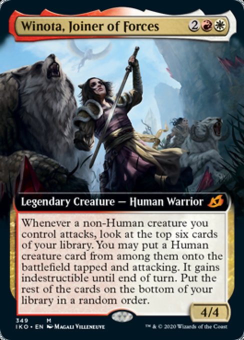 Winota Joiner Of Forces (Extended Art) (Ikoria: Lair of Behemoths) Light Play