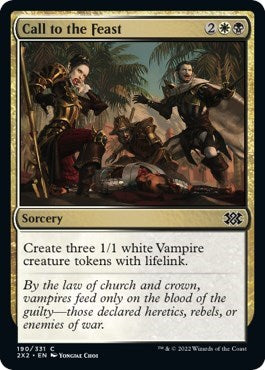 Call to the Feast (Double Masters 2022) Medium Play Foil