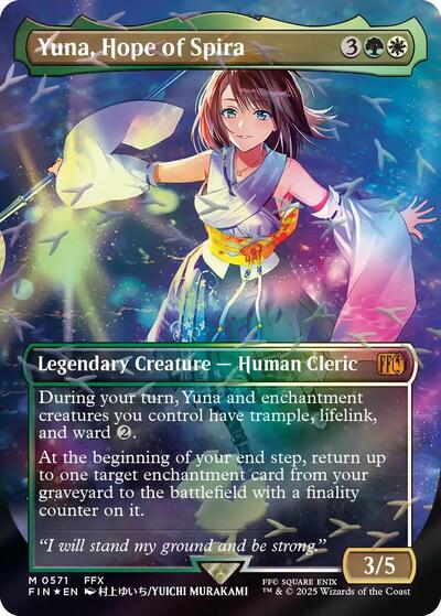 Yuna  Hope of Spira  Borderless   Chocobo Track Foil|1|0|0.00