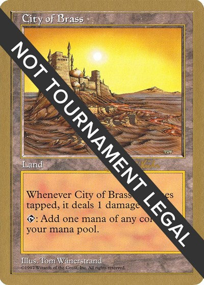 City of Brass - 1997 Janosch Kuhn (5ED) (World Championship Decks) Medium Play