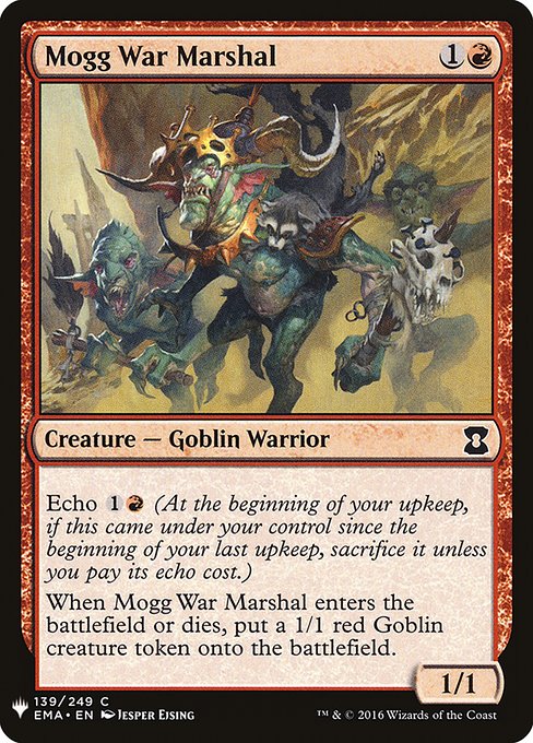Mogg War Marshal (Mystery Booster) Medium Play