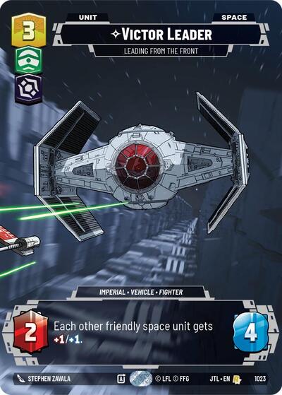 Victor Leader Leading from the Front (Prestige) (Jump to Lightspeed) Near Mint