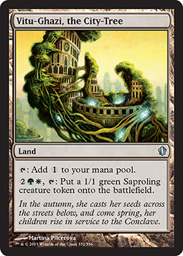 Vitu-Ghazi, the City-Tree (Commander 2013 Edition) Medium Play
