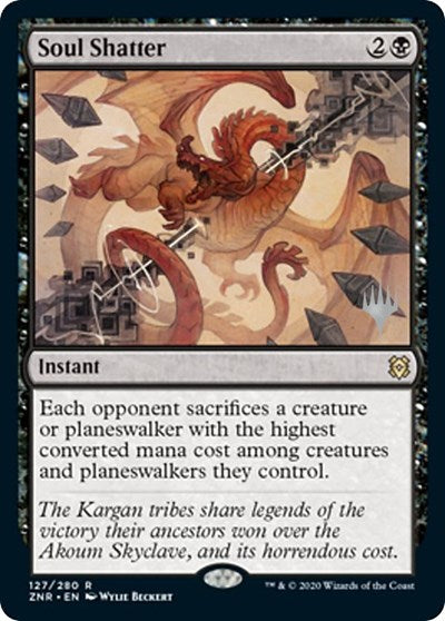 Soul Shatter (Promo Pack: Zendikar Rising) Light Play Foil