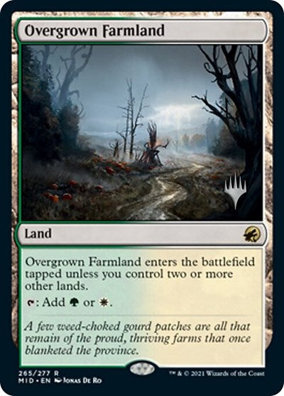 Overgrown Farmland (Promo Pack: Innistrad: Midnight Hunt) Near Mint