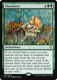 Abundance (Commander 2017) Damaged / Poor