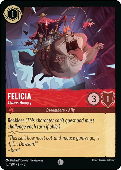 Felicia - Always Hungry (Rise of the Floodborn) Near Mint Cold Foil