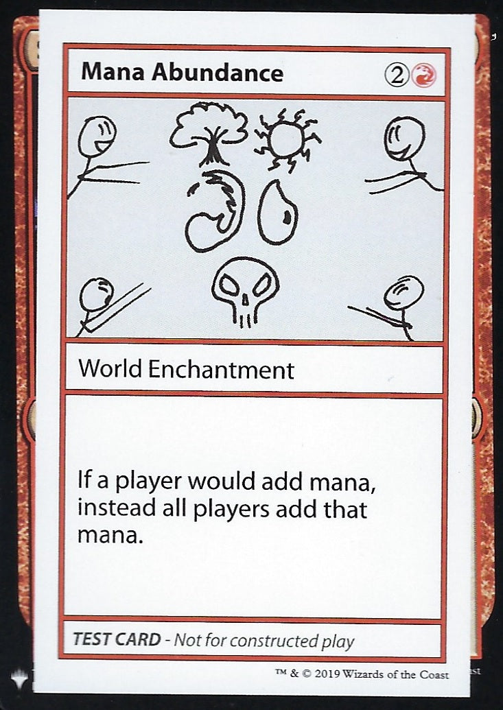 Mana Abundance (Mystery Booster Test Print) Near Mint