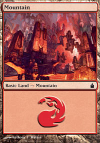 Mountain (301) (Ravnica) Light Play