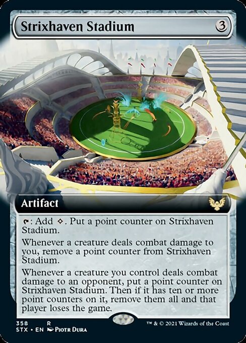 Strixhaven Stadium (Extended Art) (Strixhaven) Light Play Foil