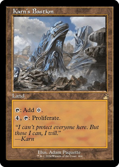 Karn's Bastion (Retro Frame) (Ravnica Remastered) Near Mint