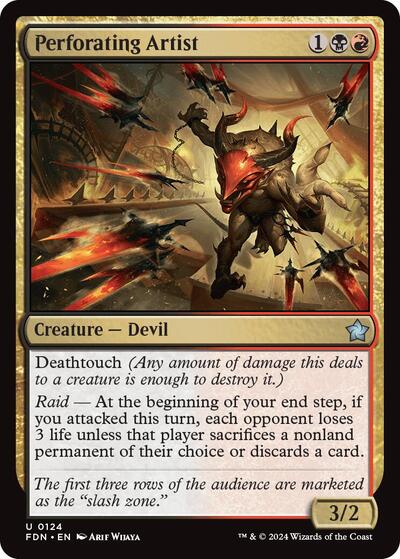 Perforating Artist (Foundations) Near Mint Foil