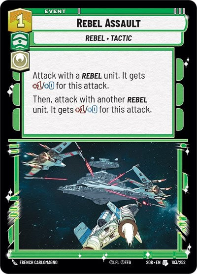 Rebel Assault (Spark of Rebellion) Near Mint Foil