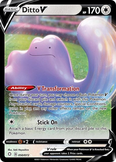Ditto V (Shining Fates) Near Mint Holofoil