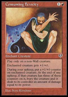 Consuming Ferocity (Mirage) Medium Play