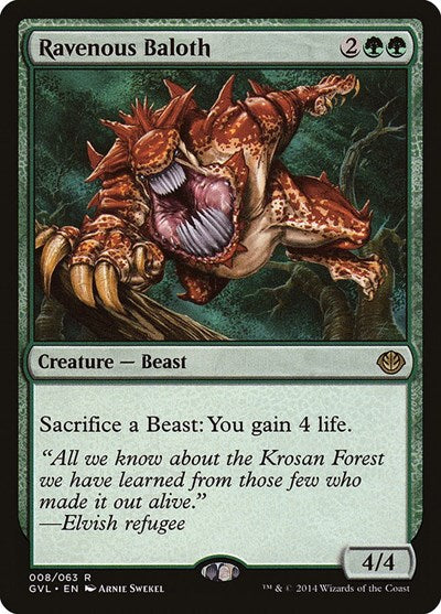 Ravenous Baloth (Duel Decks: Anthology) Near Mint