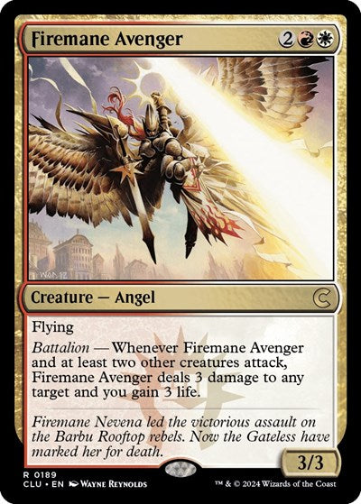 Firemane Avenger (Ravnica: Clue Edition) Near Mint