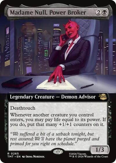Madame Null, Power Broker (Extended Art) (Teenage Mutant Ninja Turtles) Near Mint