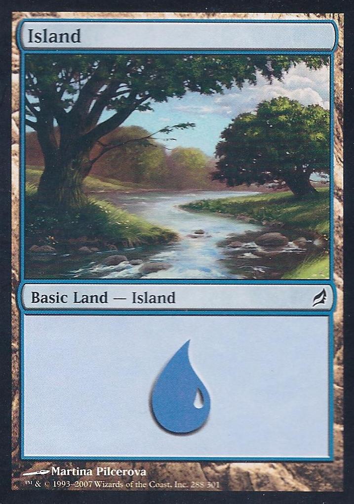 Island (288) (Lorwyn) Near Mint