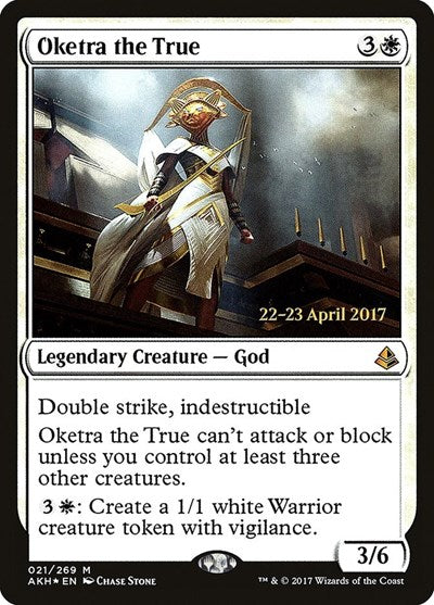 Oketra the True (Promos: Prerelease Cards) Medium Play Foil