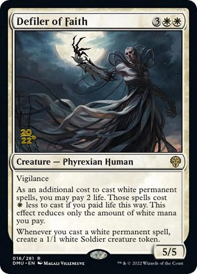 Defiler of Faith (Promos: Prerelease Cards) Light Play Foil
