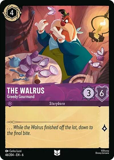 The Walrus - Greedy Gourmand (Azurite Sea) Near Mint