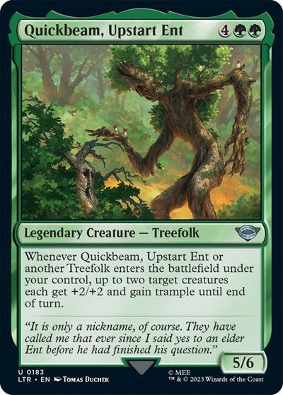 Quickbeam, Upstart Ent (Universes Beyond: The Lord of the Rings: Tales of Middle-earth) Light Play