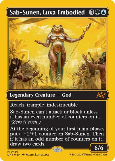 Sab-Sunen, Luxa Embodied (First-Place Foil) (Aetherdrift) Light Play Foil