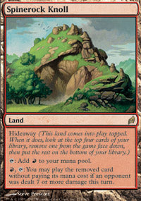 Spinerock Knoll (Lorwyn) Light Play Foil