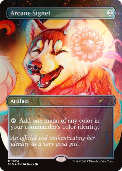 Arcane Signet (1924) (Rainbow Foil) (Secret Lair) Light Play Foil